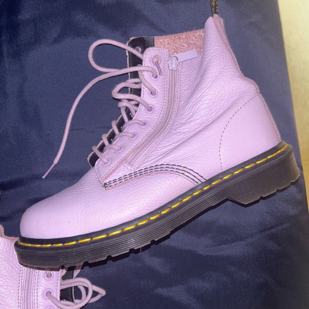 Purple doc martens